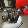 2 Feed In Braids