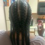 Knotless braids