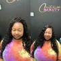 Closure wig install