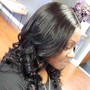 Relaxer Touch Up/Cond/Blow dry /Silk Press