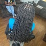 Skinny loc retwist