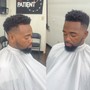 Fade with Beard Trim/Line up