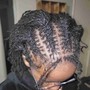 Small Knotless Braids