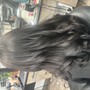 Shampoo $Blowdry with Flat Iron or Curling Iron Finish