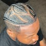 Men/Boy Braids (half head)