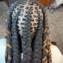 Fulani Braids w/ quick weave