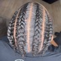 Men’s braids straight backs