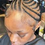 Freestyle stitch braids