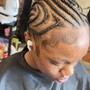 Freestyle stitch braids