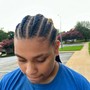 2-6 feed in braids