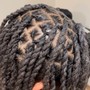 Loc Retwist and Wash