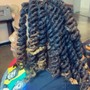 Marley Twist over locs