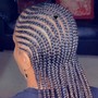 Large knotless Braids