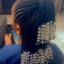 Small Braids with beads