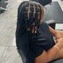 Invisible Locs ( bob / shoulder length ) No boho