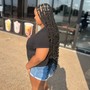 Large Knotless Braids