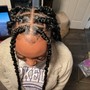 Ponytail with braids