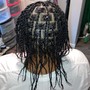 Natural hair Flat Twists