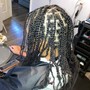 Natural hair Flat Twists