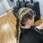 Straight Back Braids