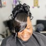 Relaxed Hair Sleek Ponytail/Updo