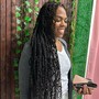 Large Knotless Box Braids