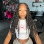 Medium Knotless Boho Braids hair included