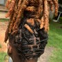 Invisible locs/boho