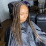 Small Knotless Braids