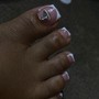 Dry Acrylic Pedicure