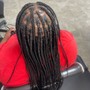 Small Knotless Braids (Midback)