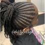 Knotless Braids (mid back)