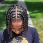 Instant locs full head (short/medium)