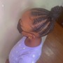 Kid's LARGE knotless/ box braids