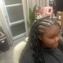 Natural Cornrows or Single Braids