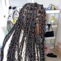 Medium Knotless Goddess Braids