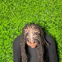 DETOX, Wash, Hot Oil Steam treatment, Retwist and Style - up to SHOULDER LENGTH