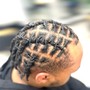 Basic Style - barrel twist only, 5-6 strand braids/twist