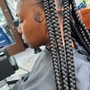 Large Knotless Braids