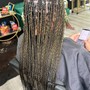 Large Knotless Braids