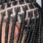 Individual knotless  Braids