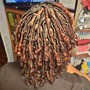 Loc Re-twist w/2strand twist  (Longer than shoulder length)