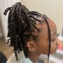 Short bob / knotless boho braids