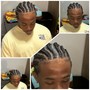 Men Undercut Twist with Natural Hair-Medium size