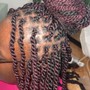 Natural hair twists