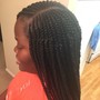 Knotless Yarn Braids