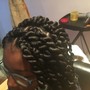 Knotless French Curl Braids