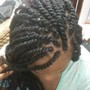 Knotless French Curl Braids