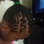 Natural Hair Cornrows