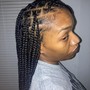 10-15 feed in braids